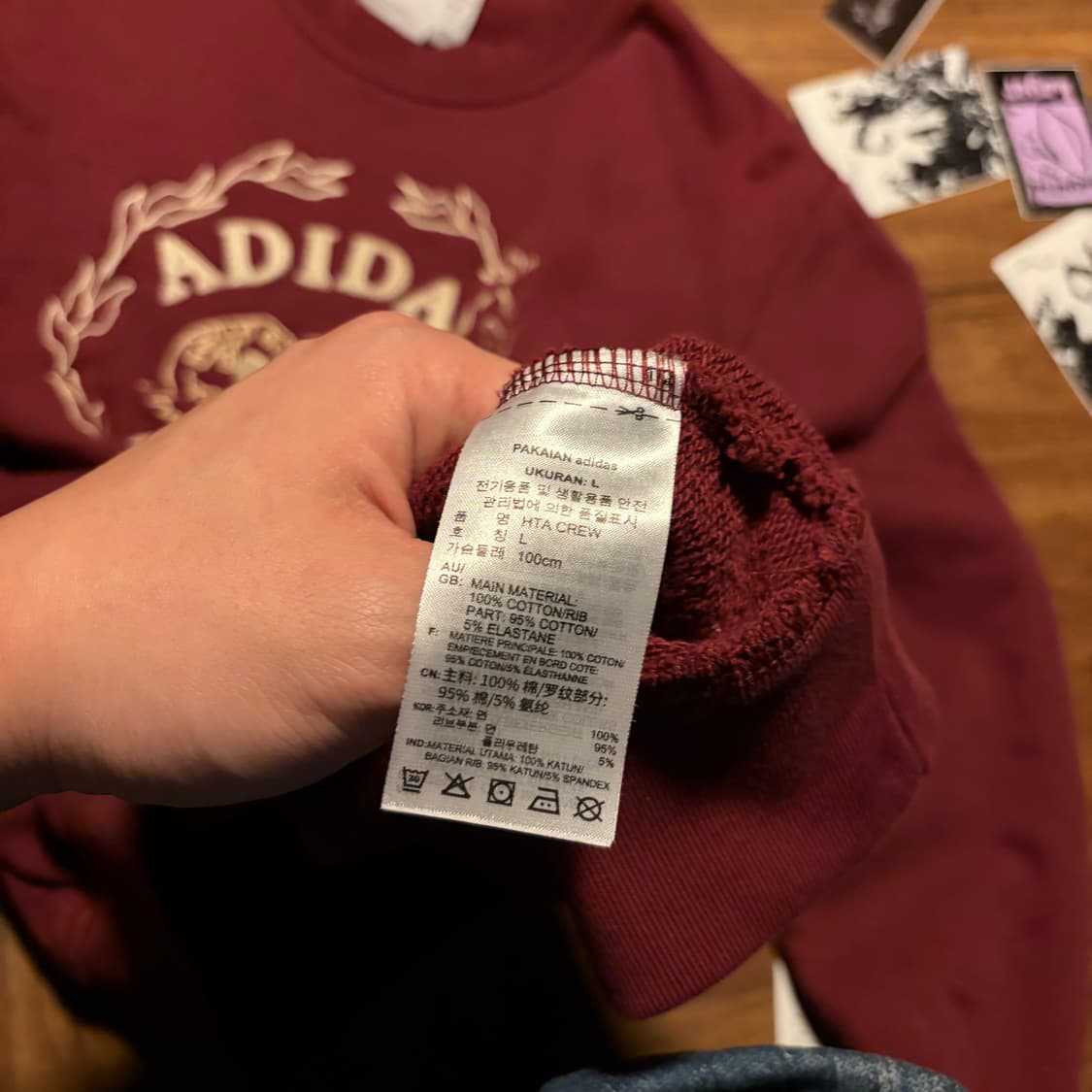 Adidas embroidered logo sweatshirt 상품이미지5