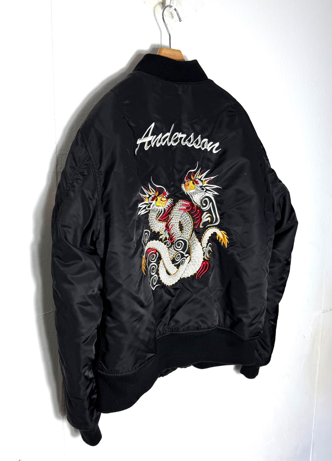 앤더슨벨 쇼트 항공점퍼 ma1 블루종 봄버자켓 상품이미지2