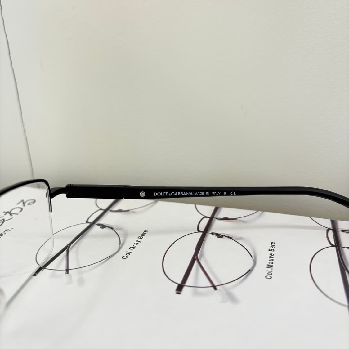 돌체앤가바나 반무테 빈티지안경 상품이미지3