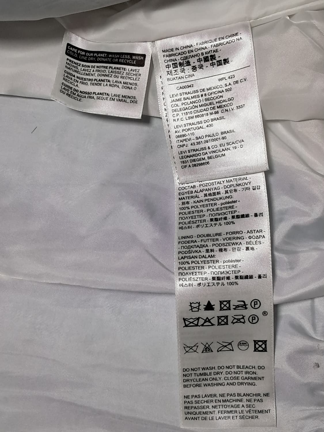 리바이스 여성 데님자켓 S 상품이미지8