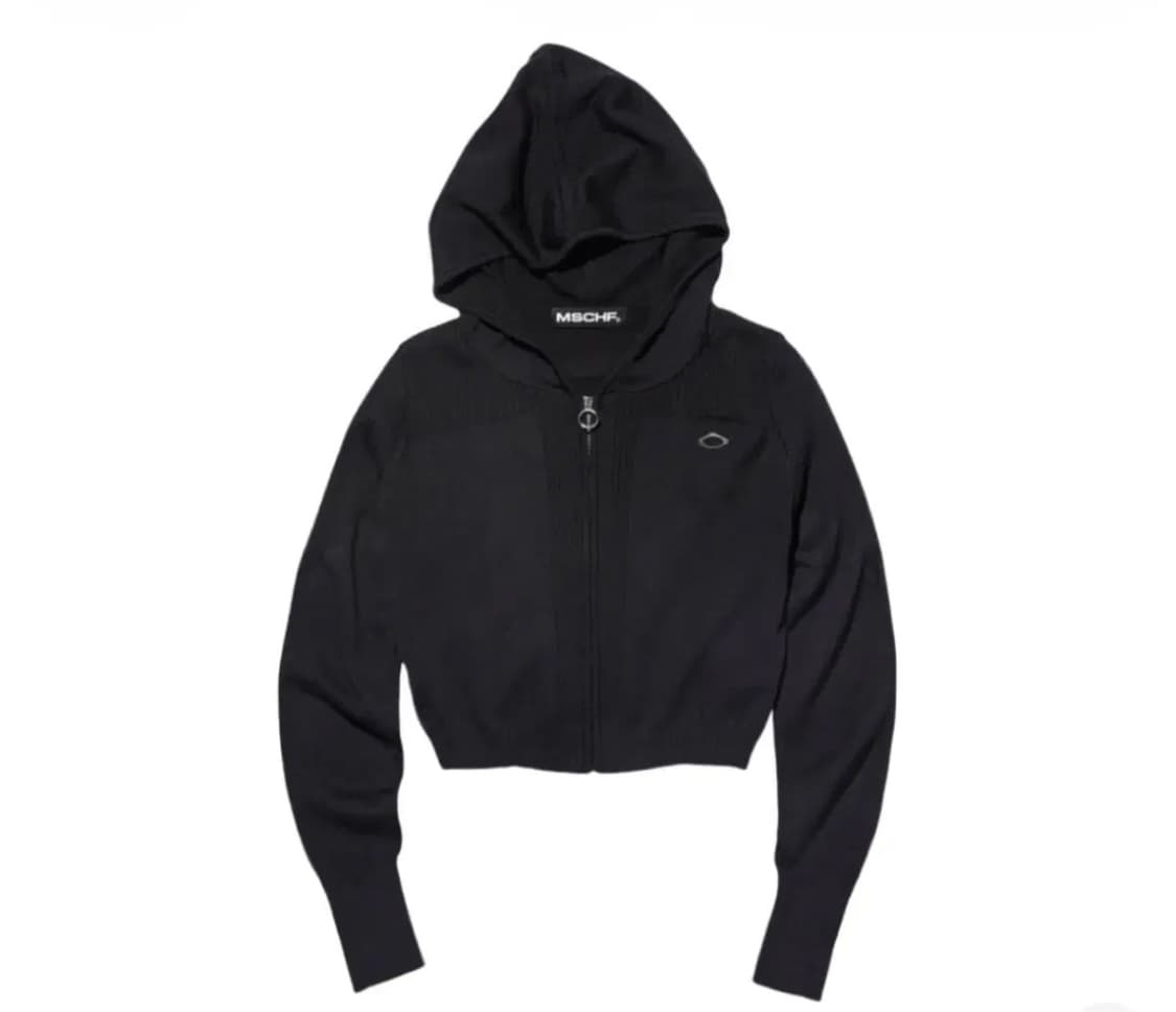 미스치프 롬버스 니티드 후드 블랙 s 상품이미지1