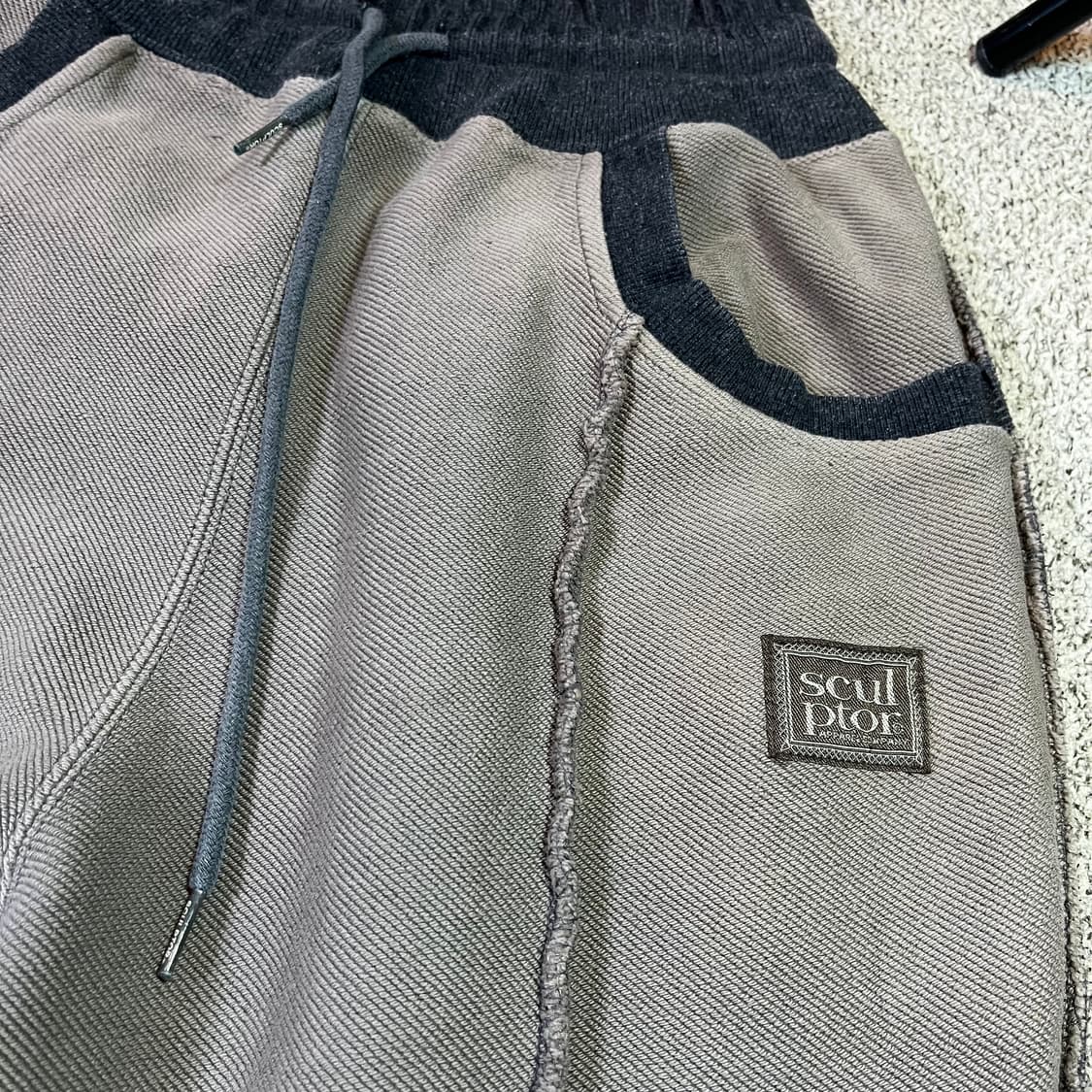 스컬프터 빅로고 스웻 팬츠 상품이미지4