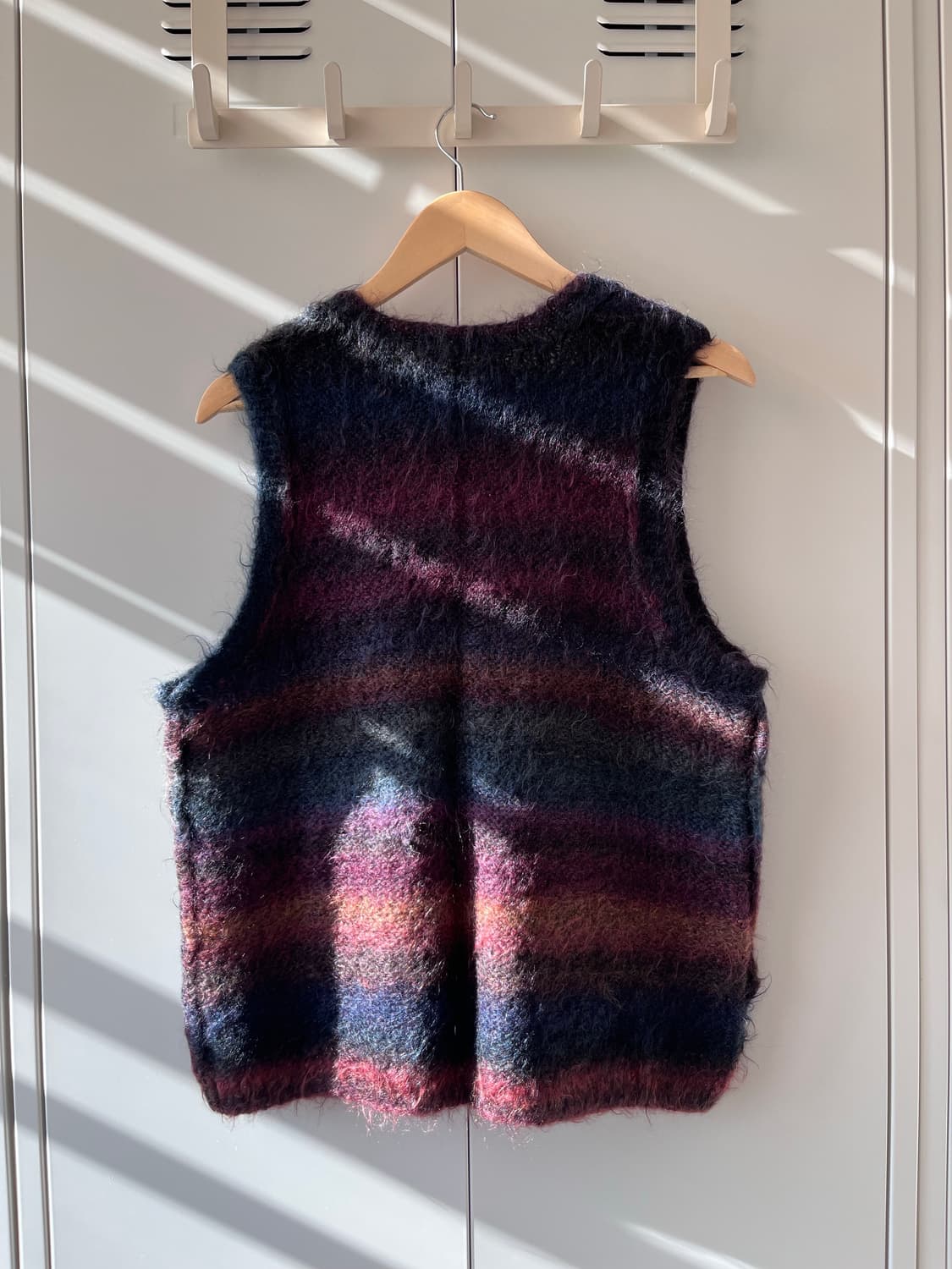 Vintage 모헤어 그라데이션 니트 조끼 가디건 상품이미지8