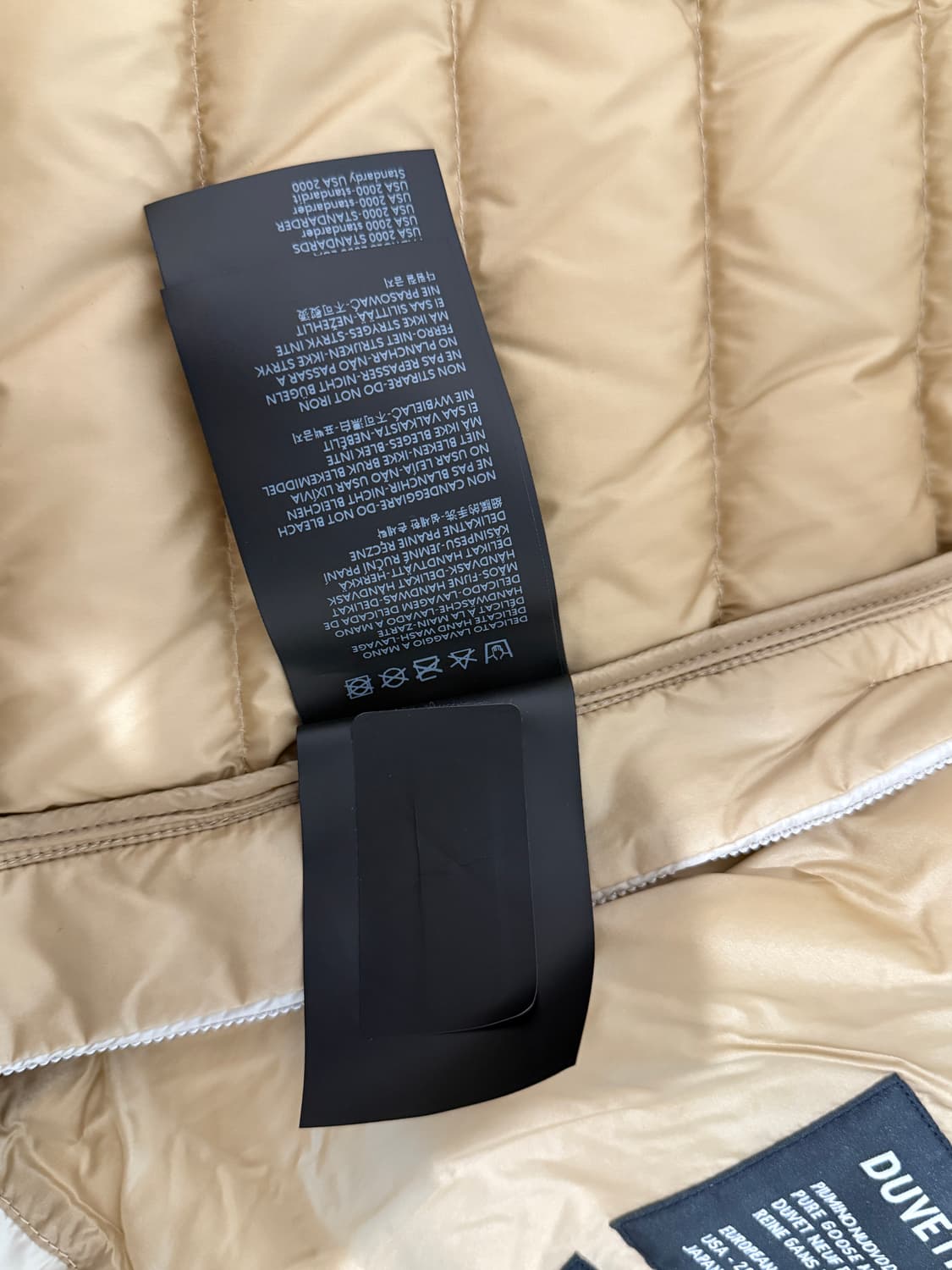 듀베티카 베르니아 반팔 다운 패딩 베이지 40 상품이미지8