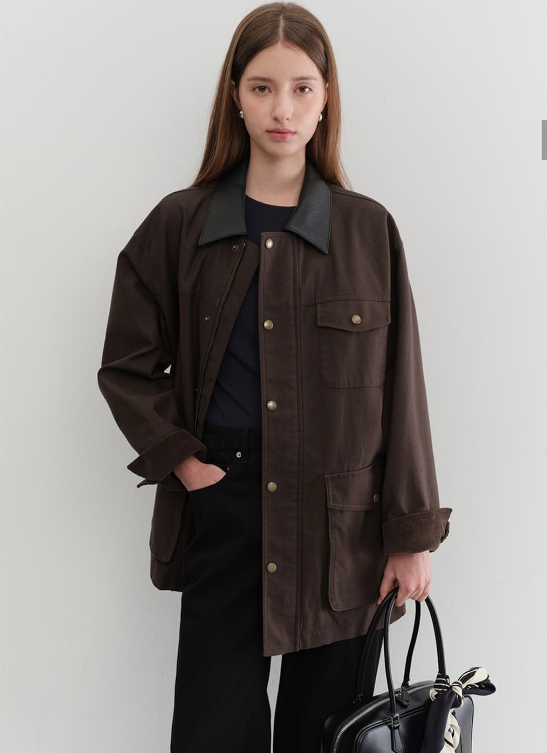 던스트 UNISEX VINTAGE HALF WORK JACKET 상품이미지2