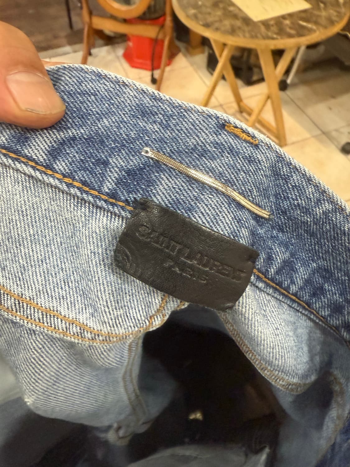 34-35 정품 생로랑 데님팬츠 팝니다 상품이미지3