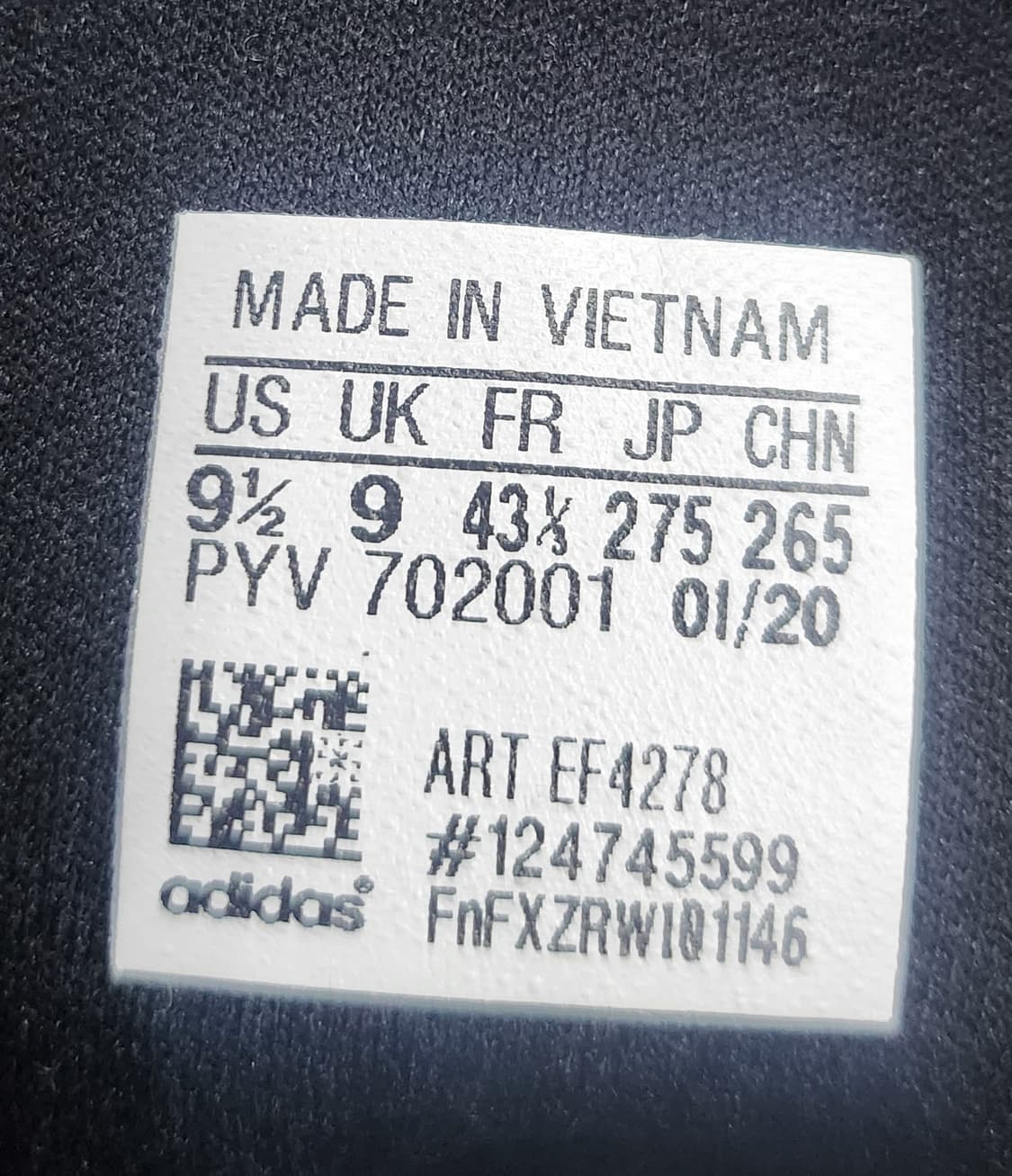 아디다스 렉시콘 블랙 275mm 상품이미지10