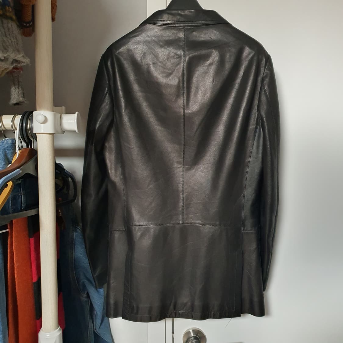 [100] 타임옴므 가죽 블레이저 자켓 (양가죽) 상품이미지2