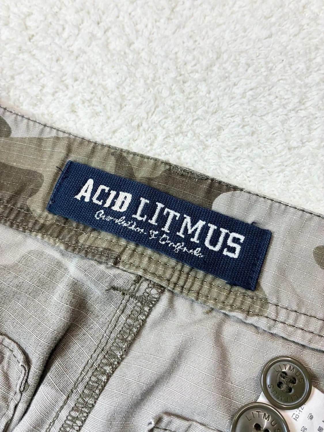 리트머스 00's 밀리터리 립스탑 카모 카고 팬츠 PN6214 상품이미지9