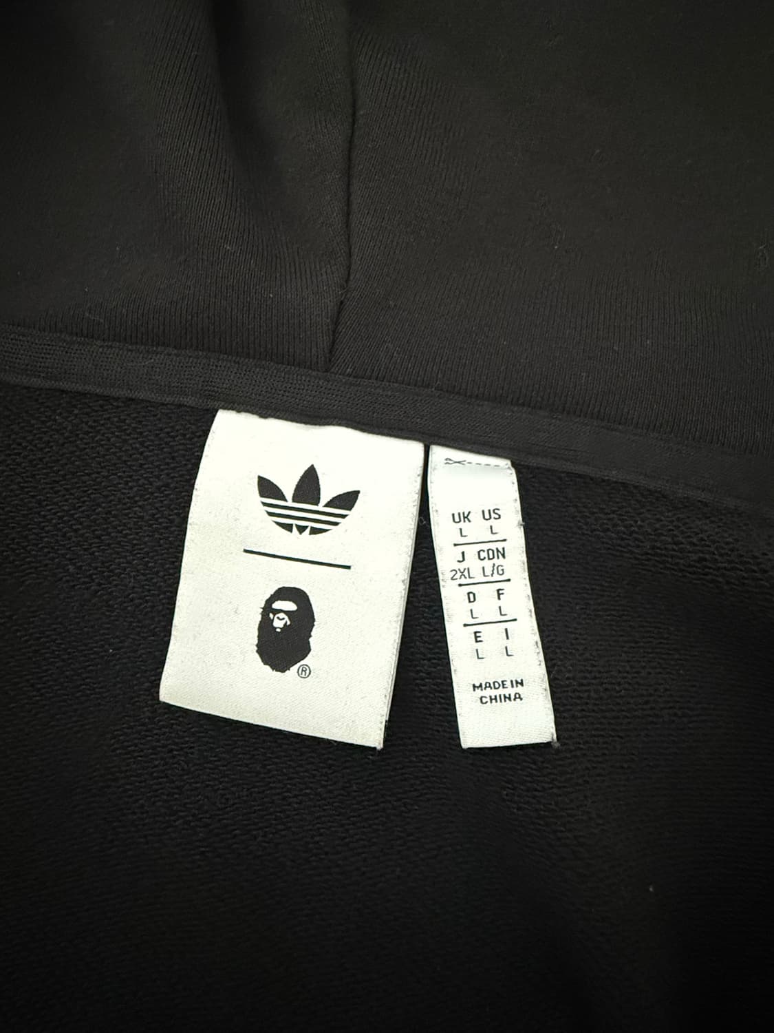 아디다스 x 베이프 콜라보 후드집업 상품이미지5