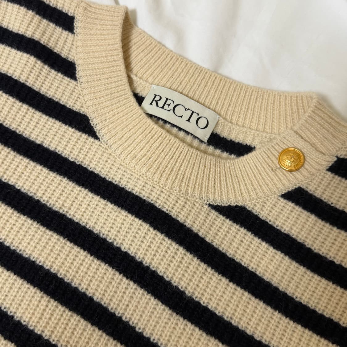 렉토 스트라이프 니트 L 상품이미지2