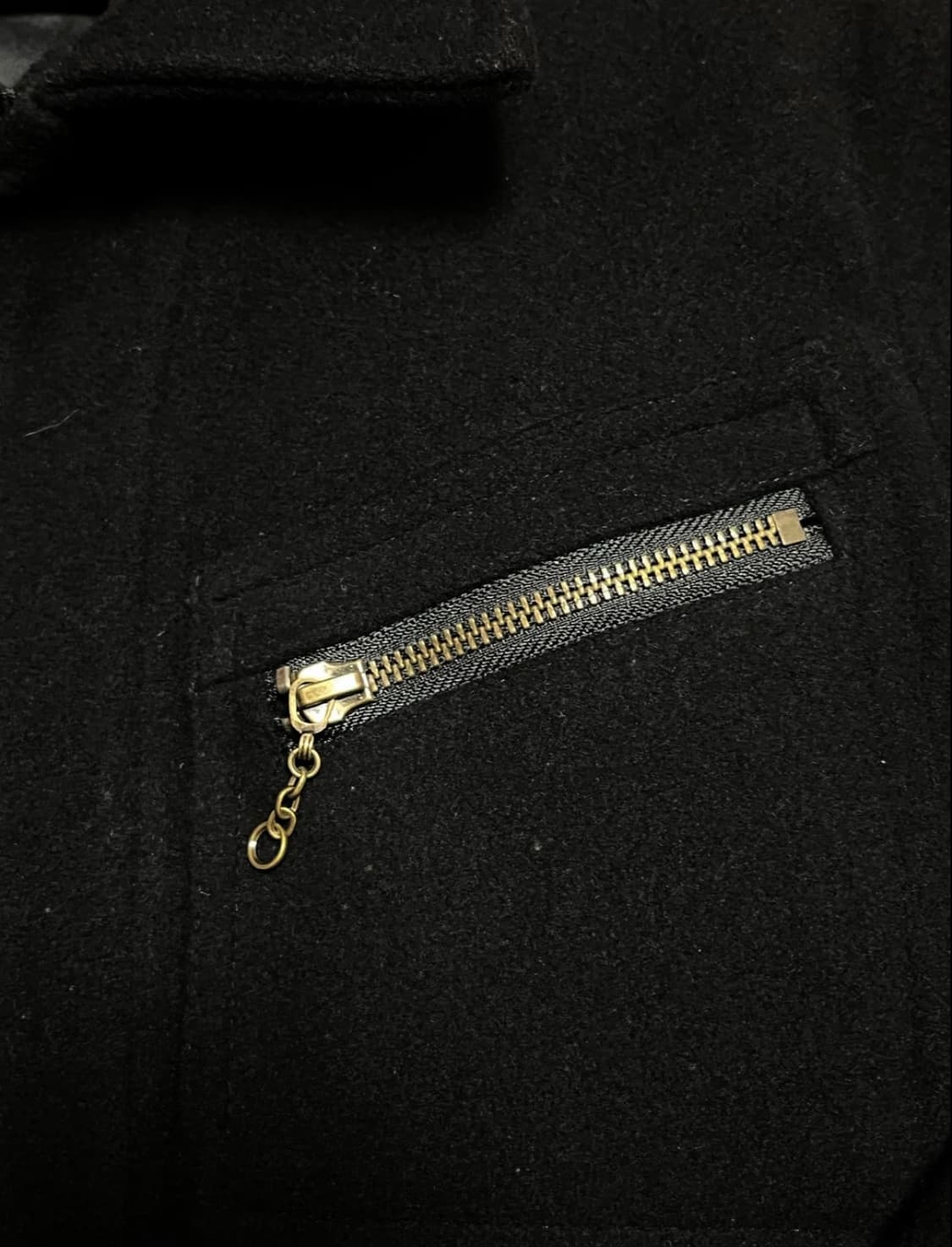 휴스턴 울 블루종 집업자켓 m 상품이미지4