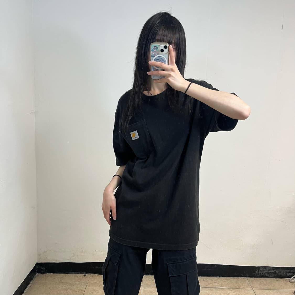 Carhartt black t-shirt 상품이미지1