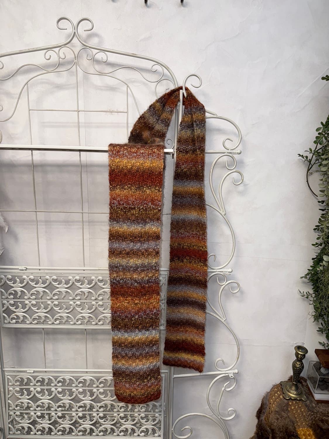 Mixed brown bohemian hippie muffler 상품이미지2