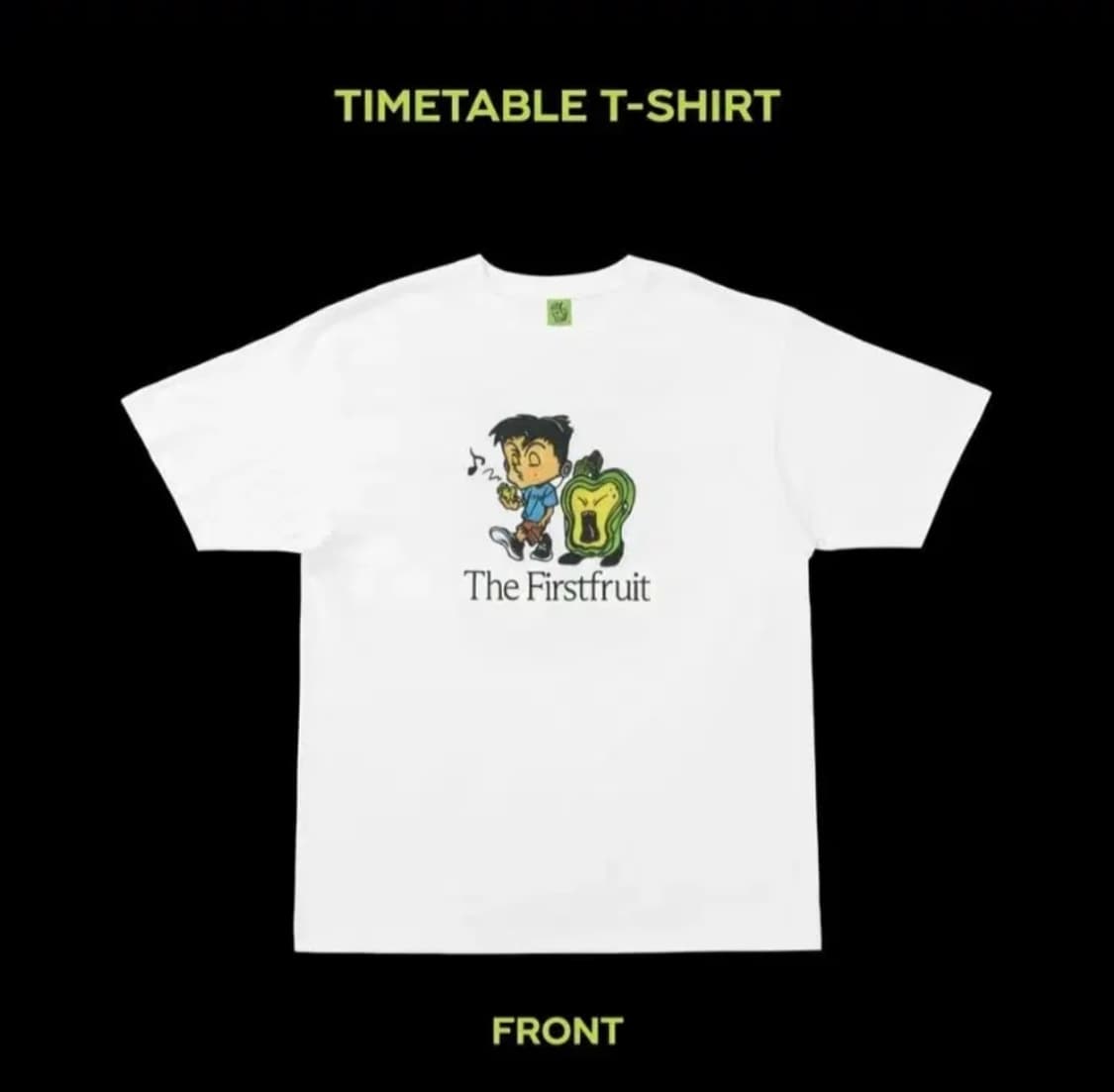 nct 엔시티 마크 the firstfruit 타임테이블 티셔츠 상품이미지1