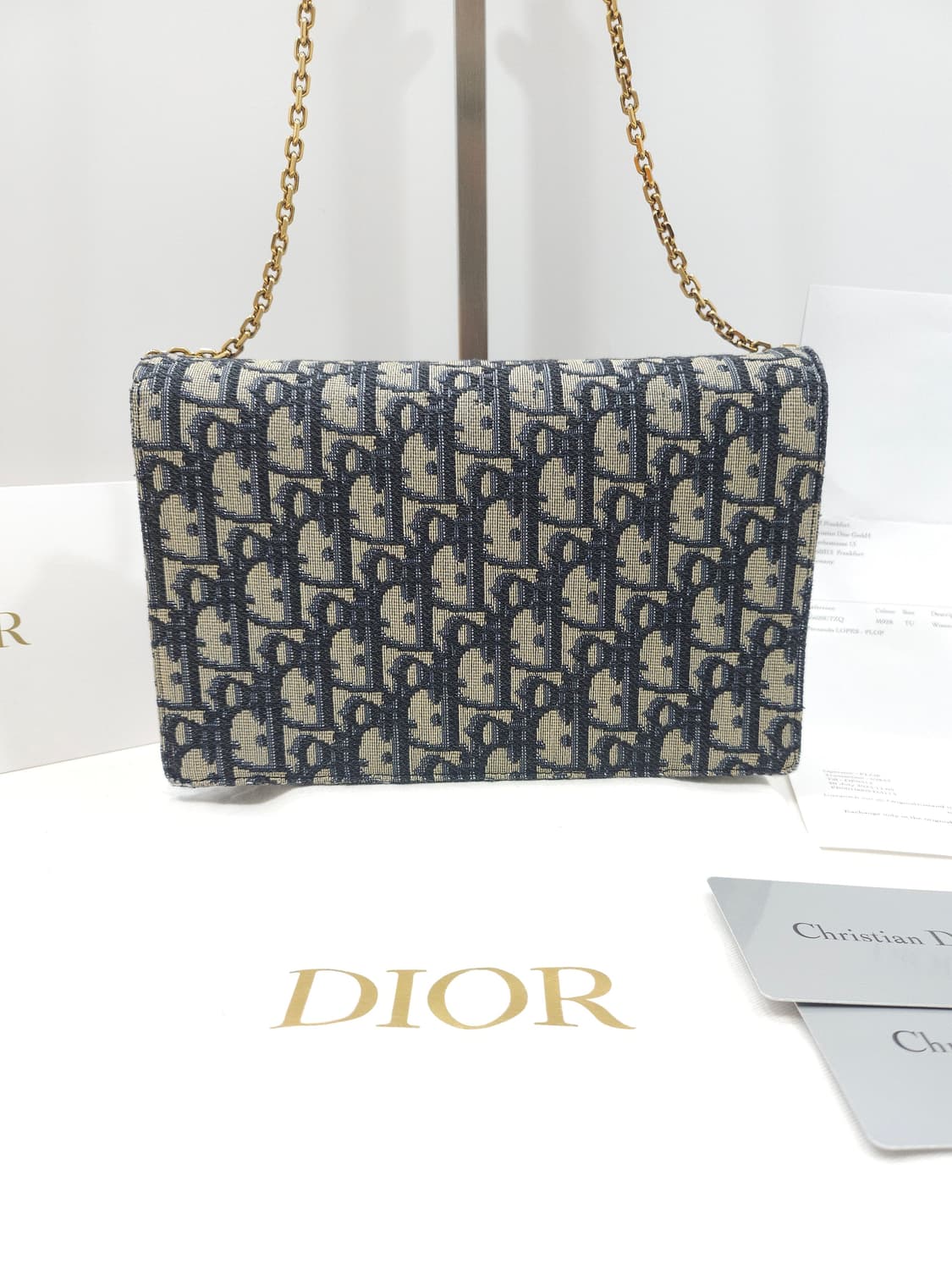 디올 오블리크 새들 체인 파우치 상품이미지2