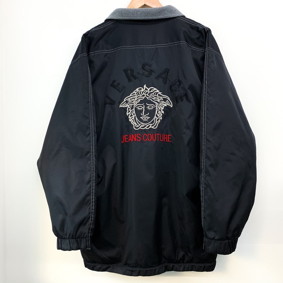 베르사체 90s 메두사 로고 리버시블 플리스 점퍼 상품이미지6