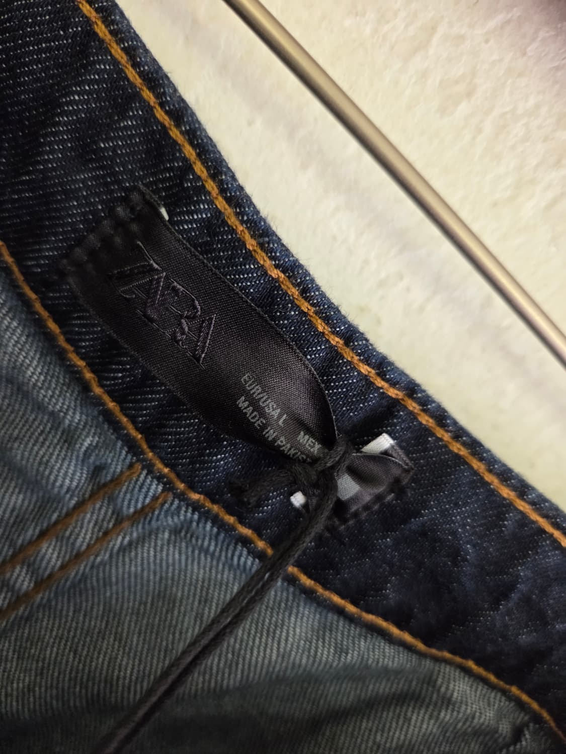 ZARA 데님 팬츠 L 통바지  와이드 상품이미지3