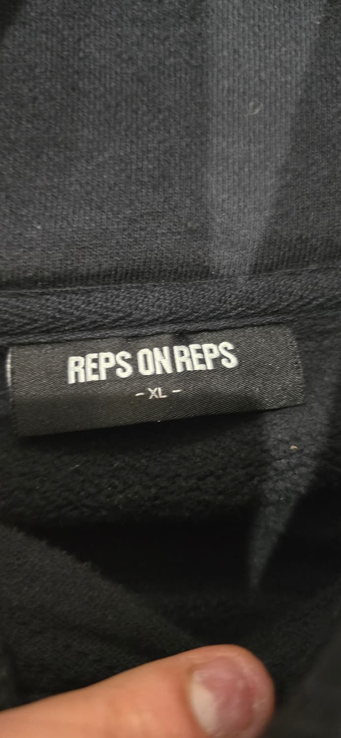 렙스온렙스 데일리 머슬핏 블랙 후드티 xl 상품이미지3