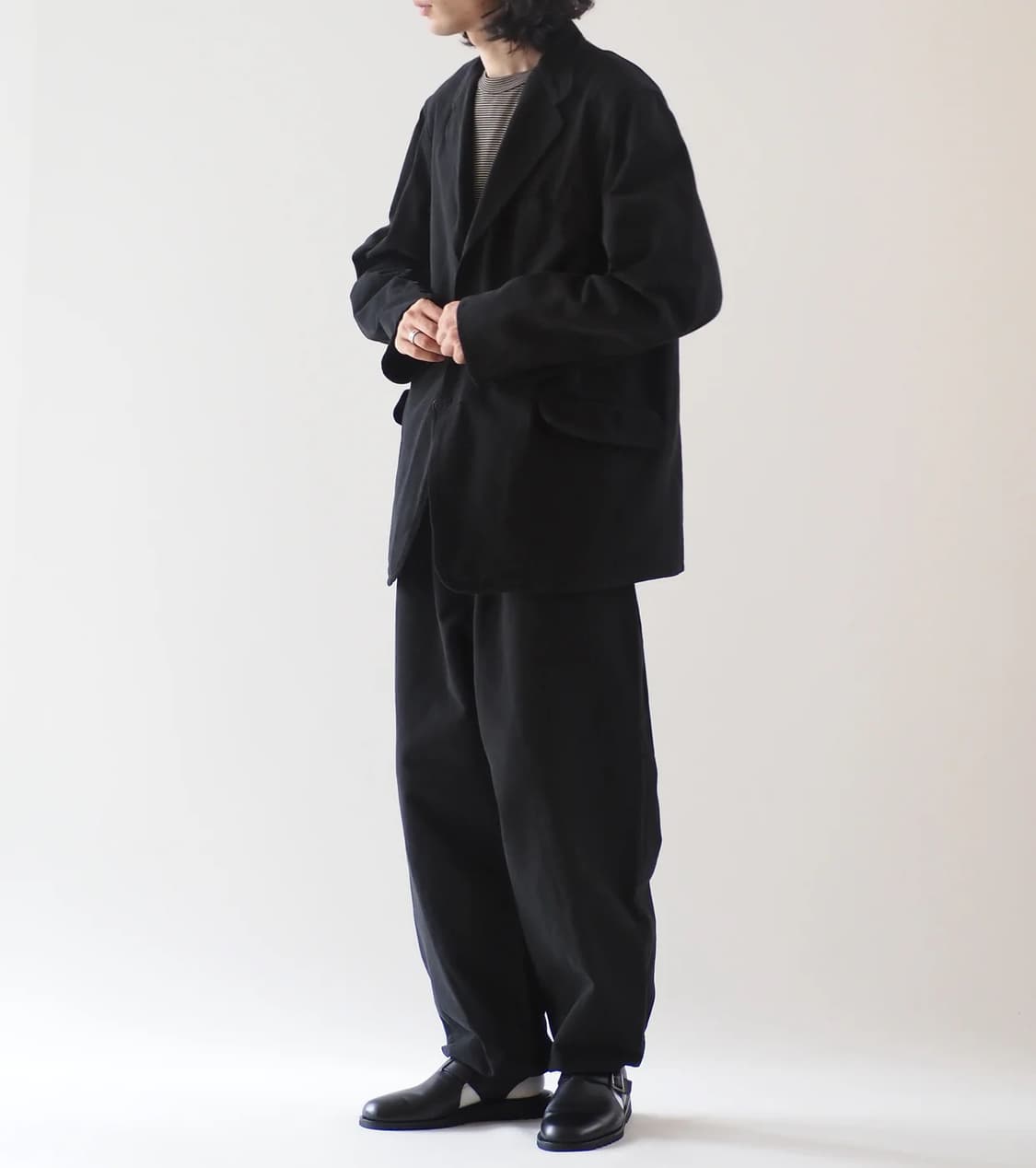 24aw 코모리 가먼트 다잉 셋업 상품이미지2