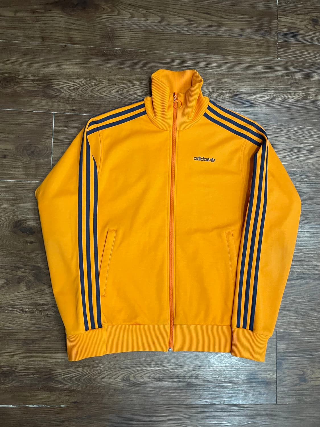 아디다스 베어 자수 베켄바우어 져지 오렌지 상품이미지1