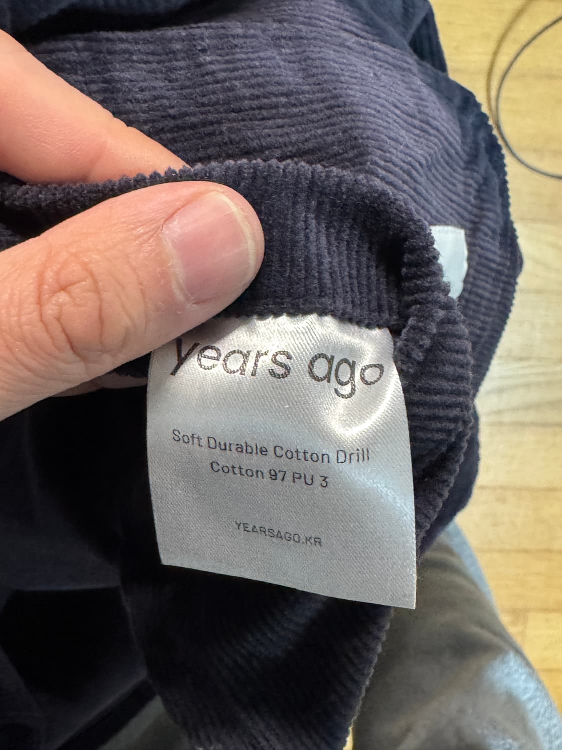 [1]이얼즈어고 코듀로이 스포츠 자켓 네이비 팝니다 상품이미지4