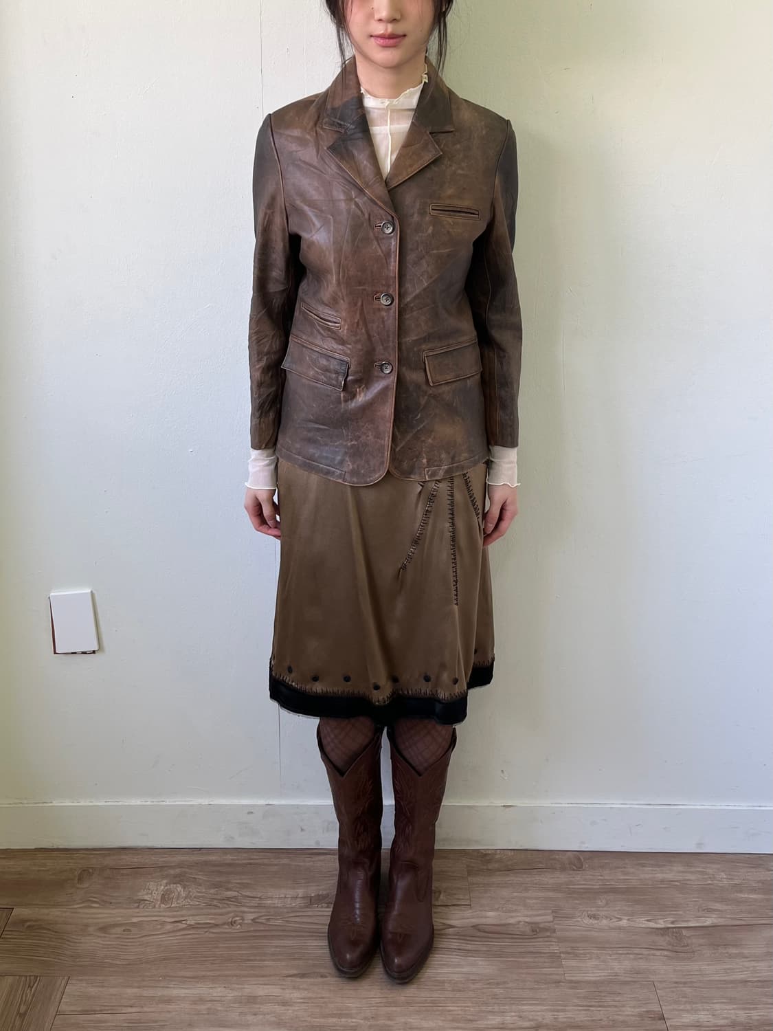 ALBERTA FERRETTI 실크 스커트 상품이미지8