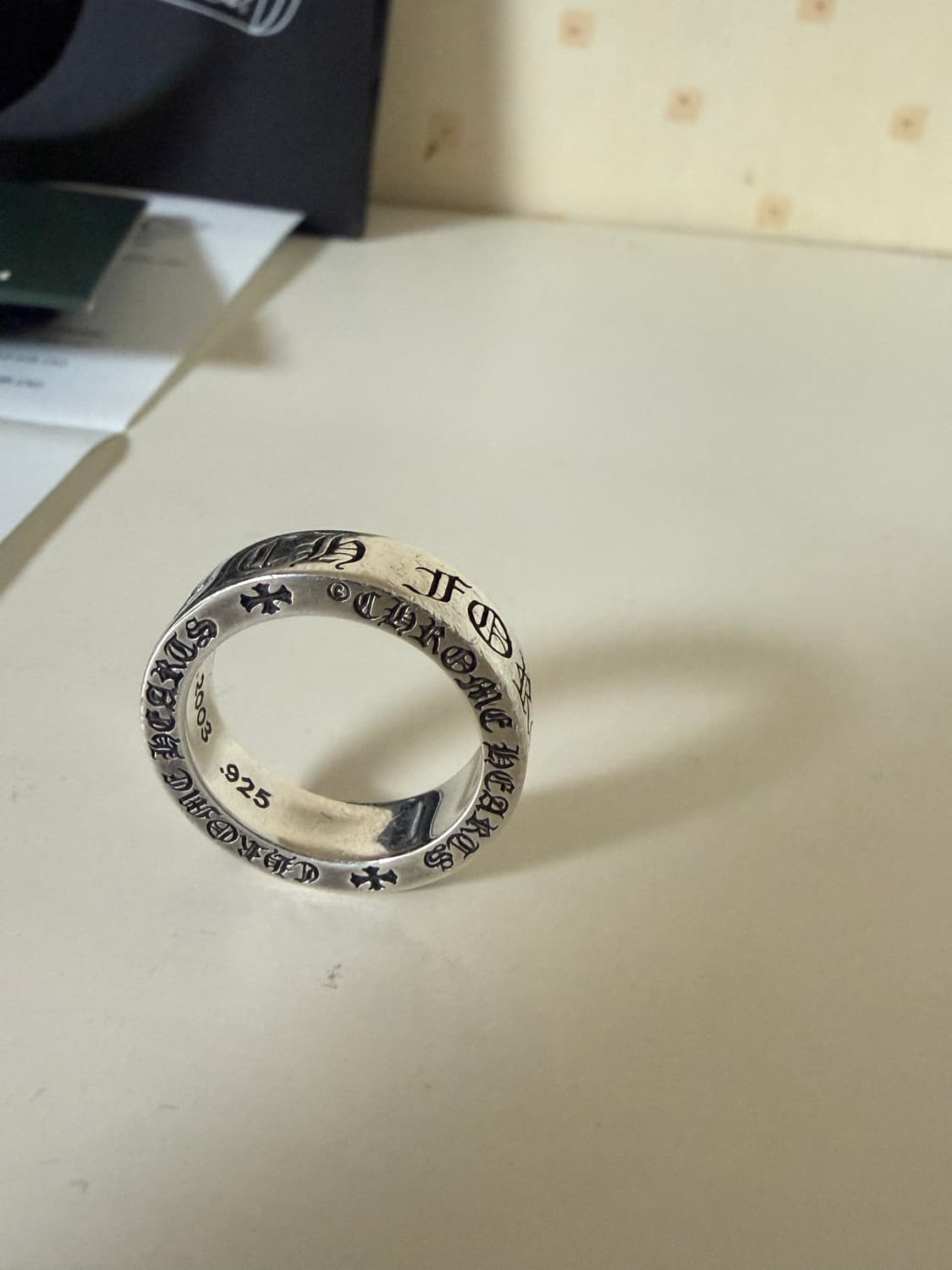 [US7.5] 크롬하츠 포에버링 6mm 팝니다 상품이미지4