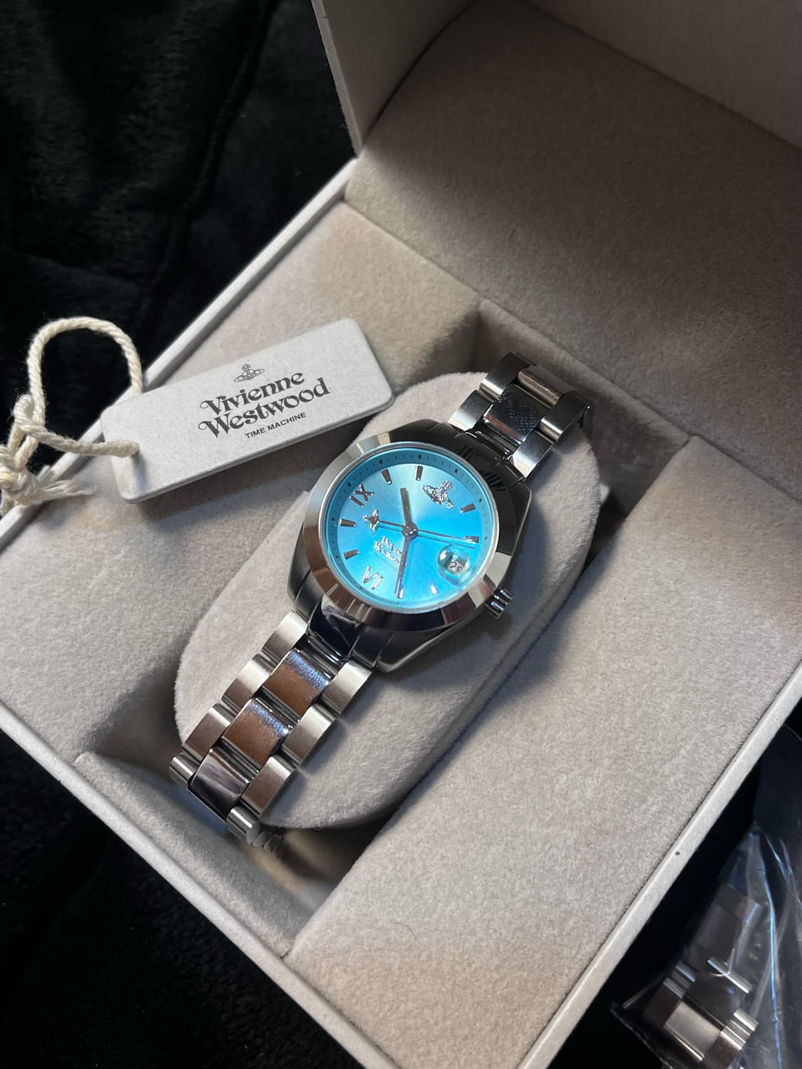 풀박반값)비비안웨스트우드 블루 메탈시계 VV292TQSL Vivienne 상품이미지1