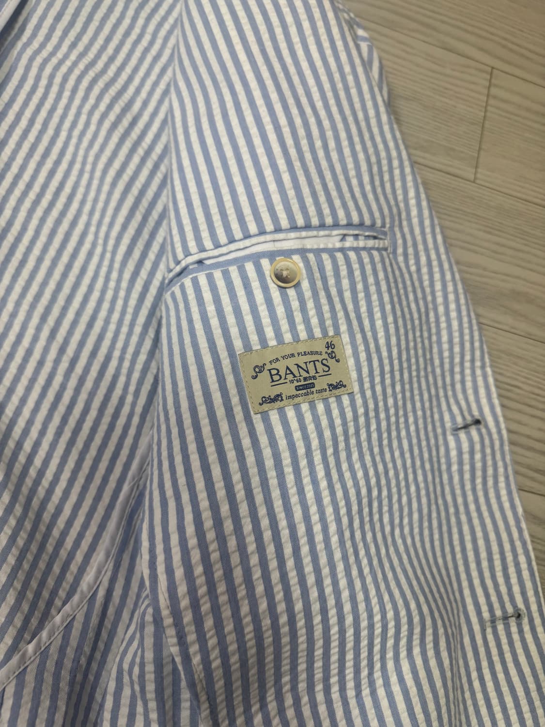 반츠 시어서커 수트 셋업 상품이미지4