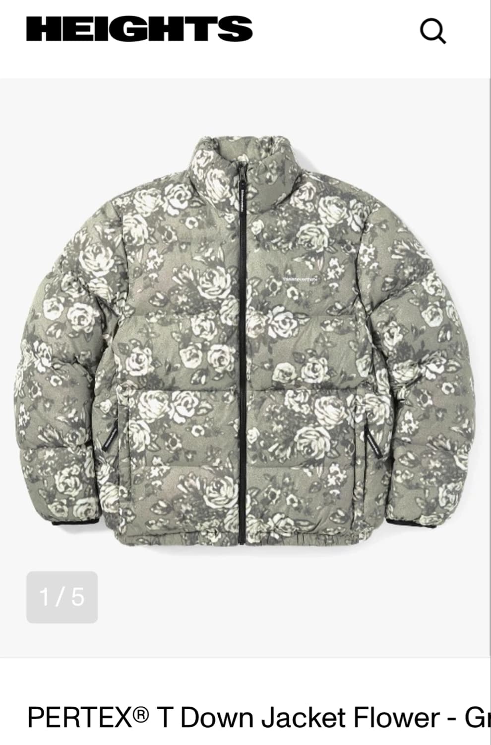 디스이즈네버댓 플라워 패딩 상품이미지1