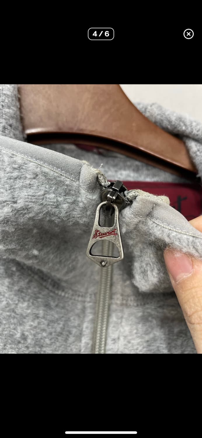 빈티지 그레이 니트 후드집업 A3048 상품이미지4