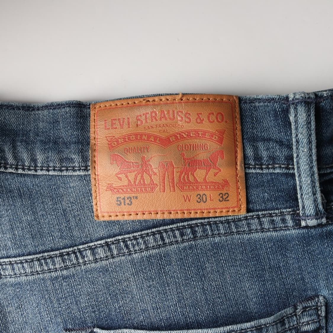 리바이스 513 슬림 스트레이트 중청 데님 30 상품이미지6
