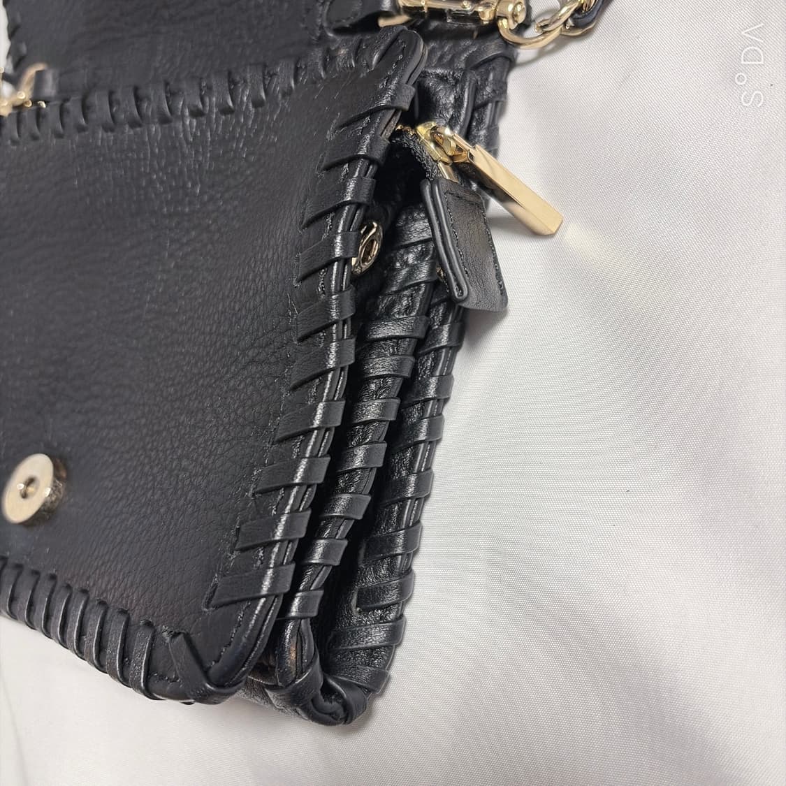 토리버치 블랙 레더 크로스백 체인백 상품이미지6