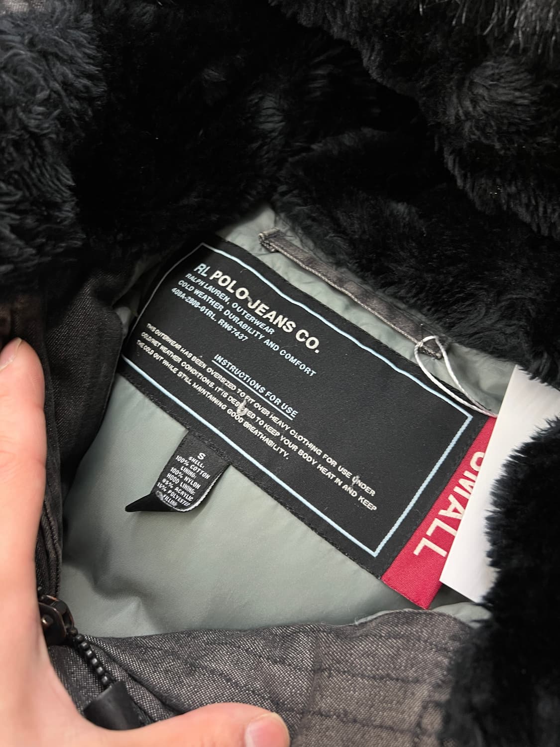 폴로 랄프로렌 진스 가먼트 n2b 파카 상품이미지3