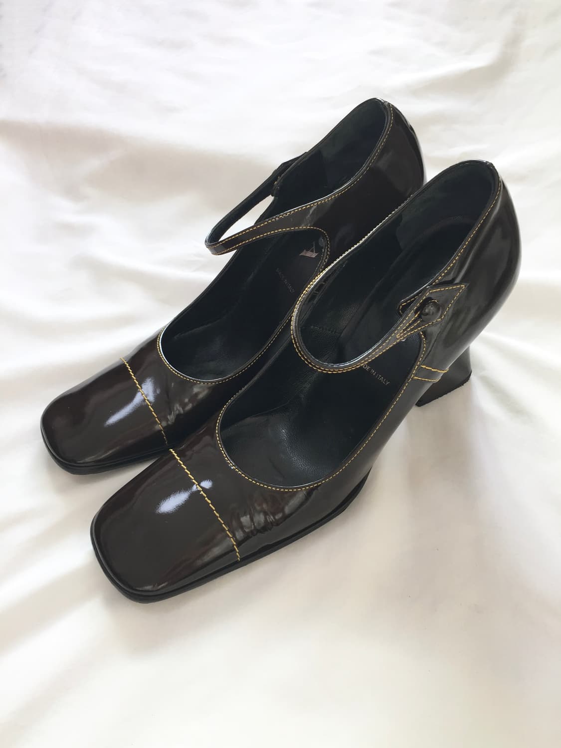 Prada 2001 FW Mary jane Patent Heels 상품이미지4