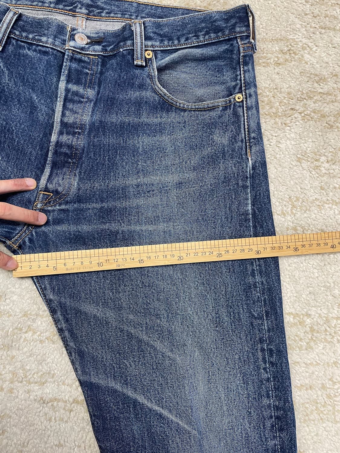 [36x32] 00s Levis 리바이스 501 오리지널 스트레이트 청바 상품이미지5