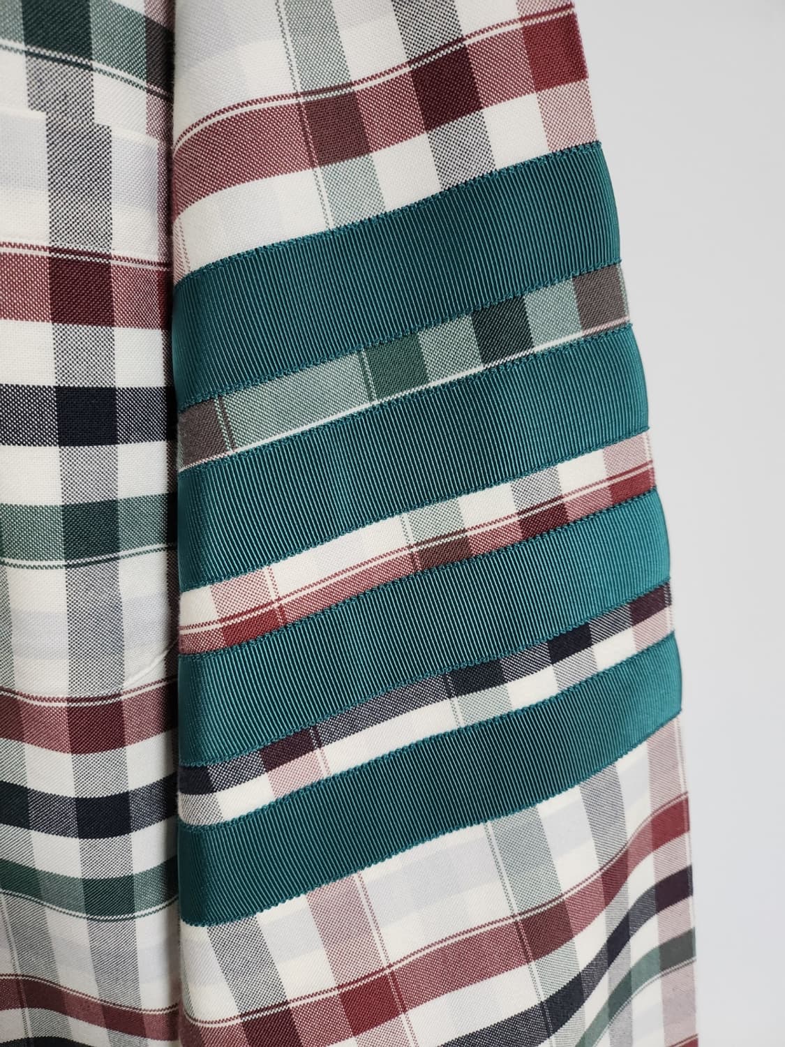 [3] 톰브라운 체크 사선완장 옥스포드 셔츠 MWL157 8498 상품이미지3