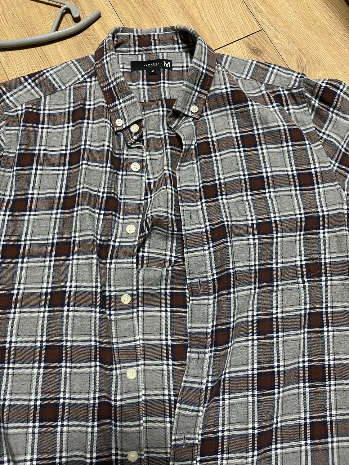 체크셔츠 95사이즈 상품이미지1