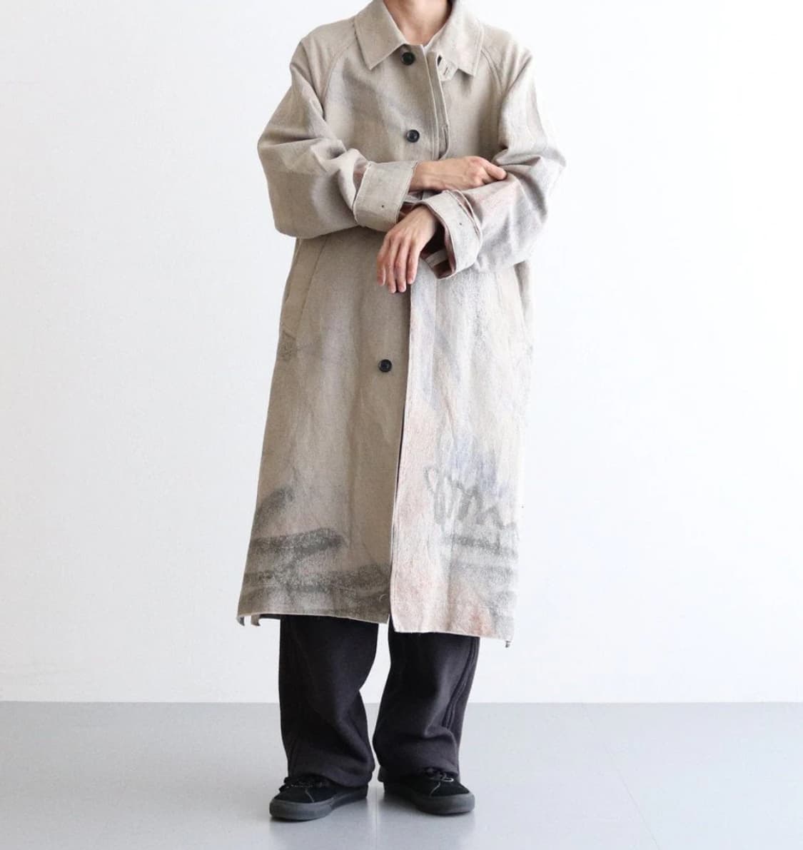 YOKE jacquard bal collar coat 상품이미지8