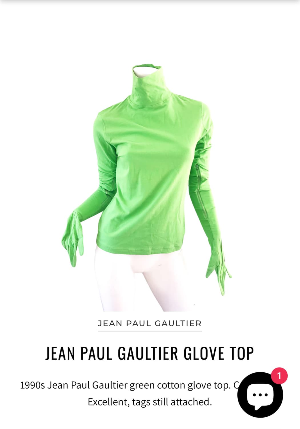 장폴고티에 글러브 탑 상품이미지1