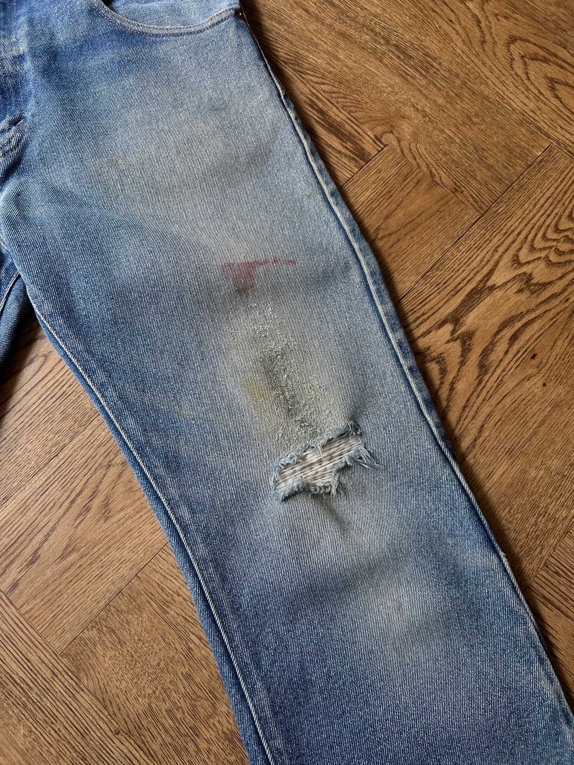 [34]리바이스 517 디스트로이드 스트레치 플레어 데님 팬츠 상품이미지2