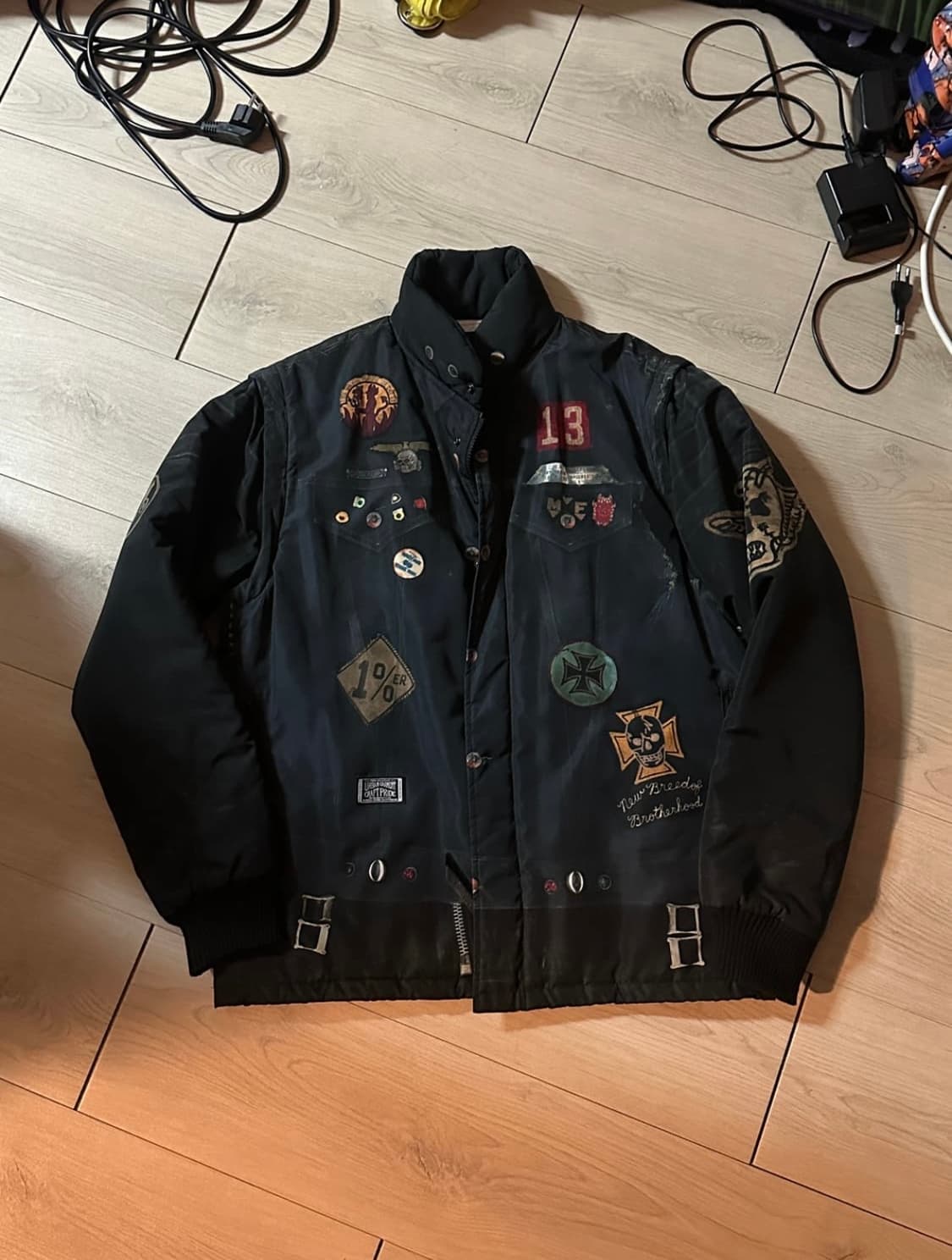 네이버후드 신슐레이트 전사 프린팅 자켓 상품이미지1