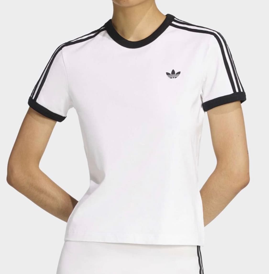 아디다스 스트라이프 반팔 화이트 상품이미지1