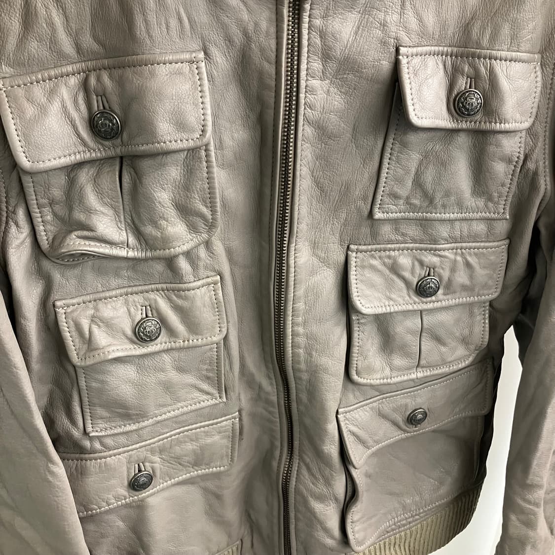 GENGY 젠지 옴므 소가죽 봄버 자켓 50 상품이미지5