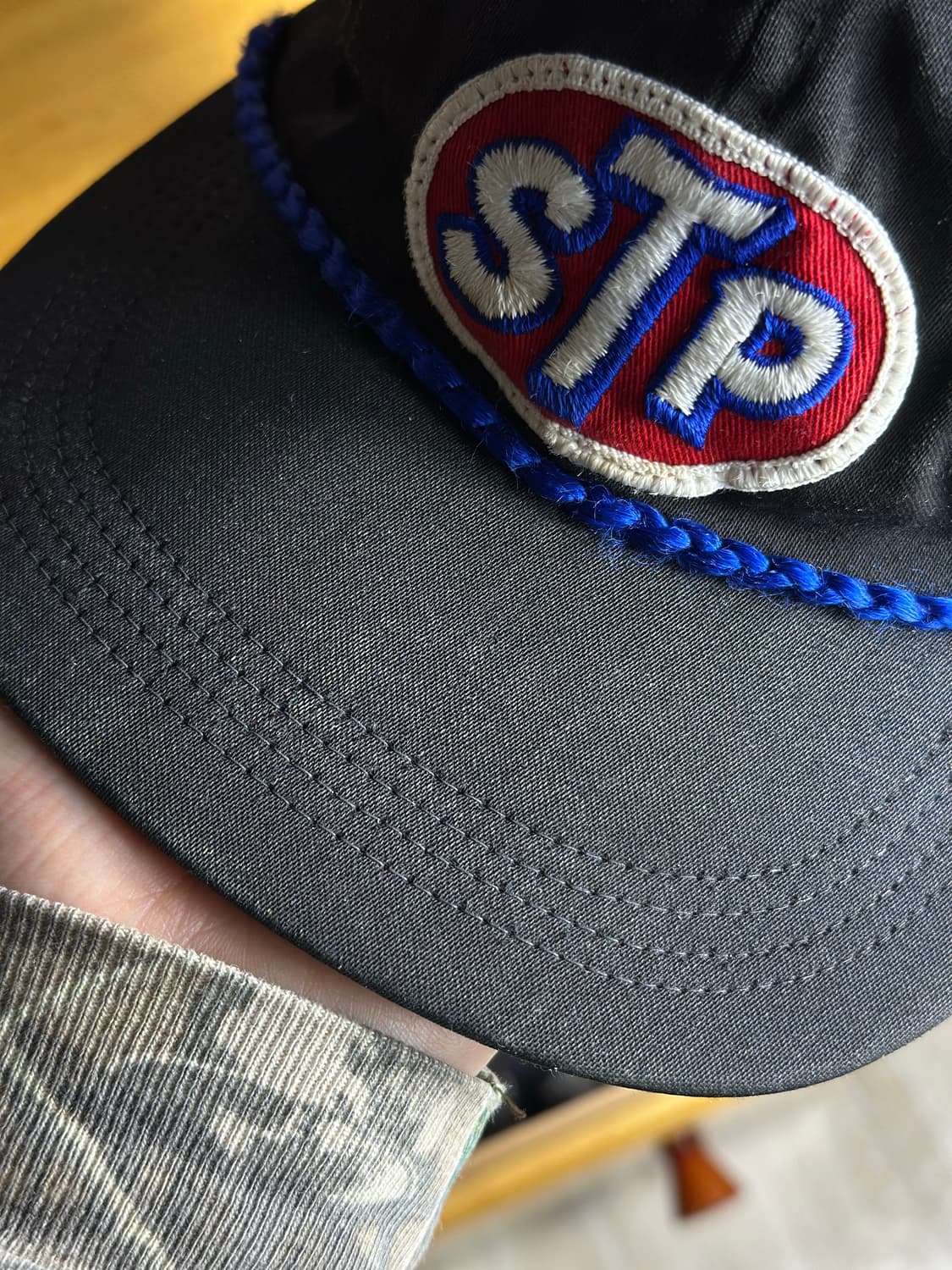 빈티지 STP 블랙 다잉 로프 모자 상품이미지4