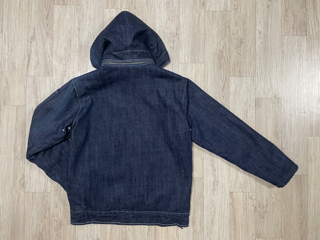 100) 페로우즈 미군 데님 양털 후드자켓(새제품)RRL&LVC&폴로 상품이미지4