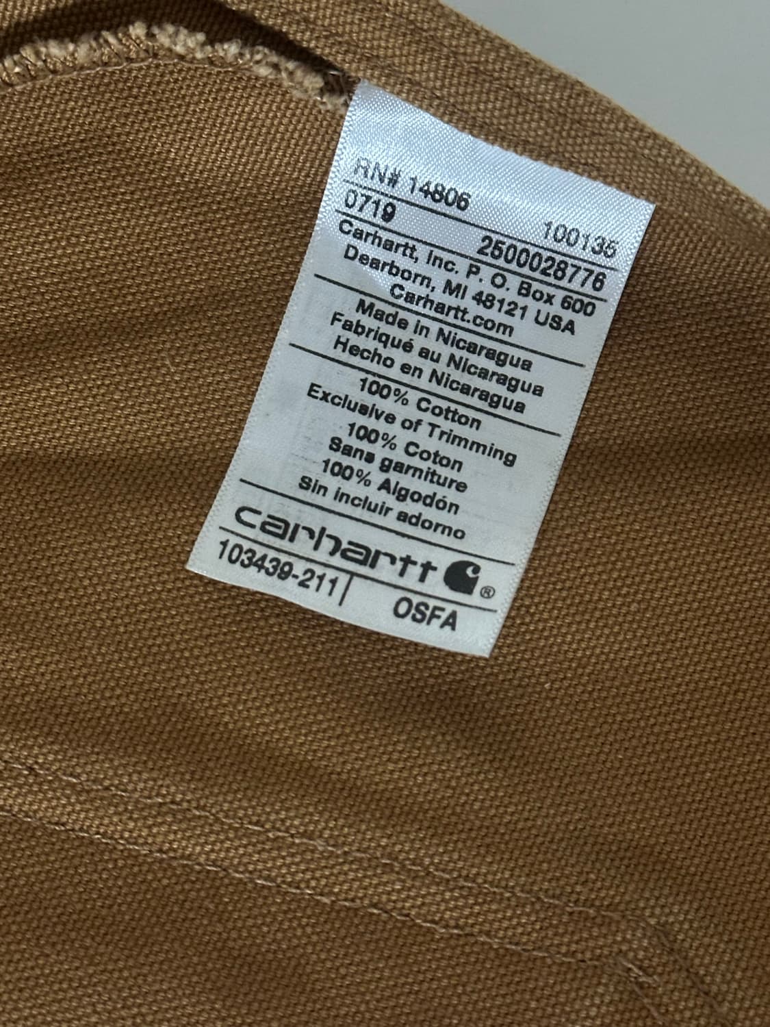 Carhartt denim apron 상품이미지3