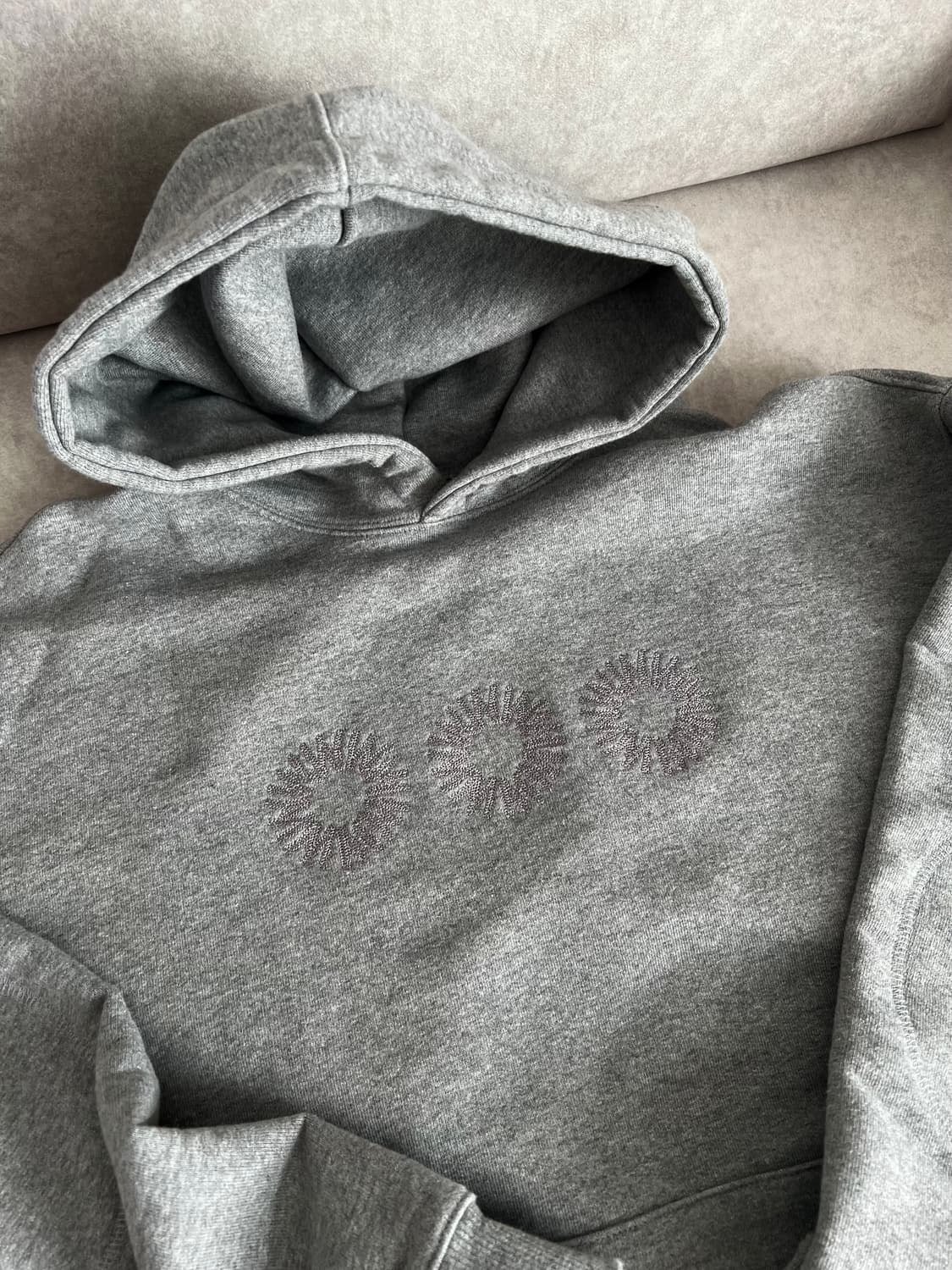 999휴머니티 EVD 후드티 멜란지 그레이 상품이미지4