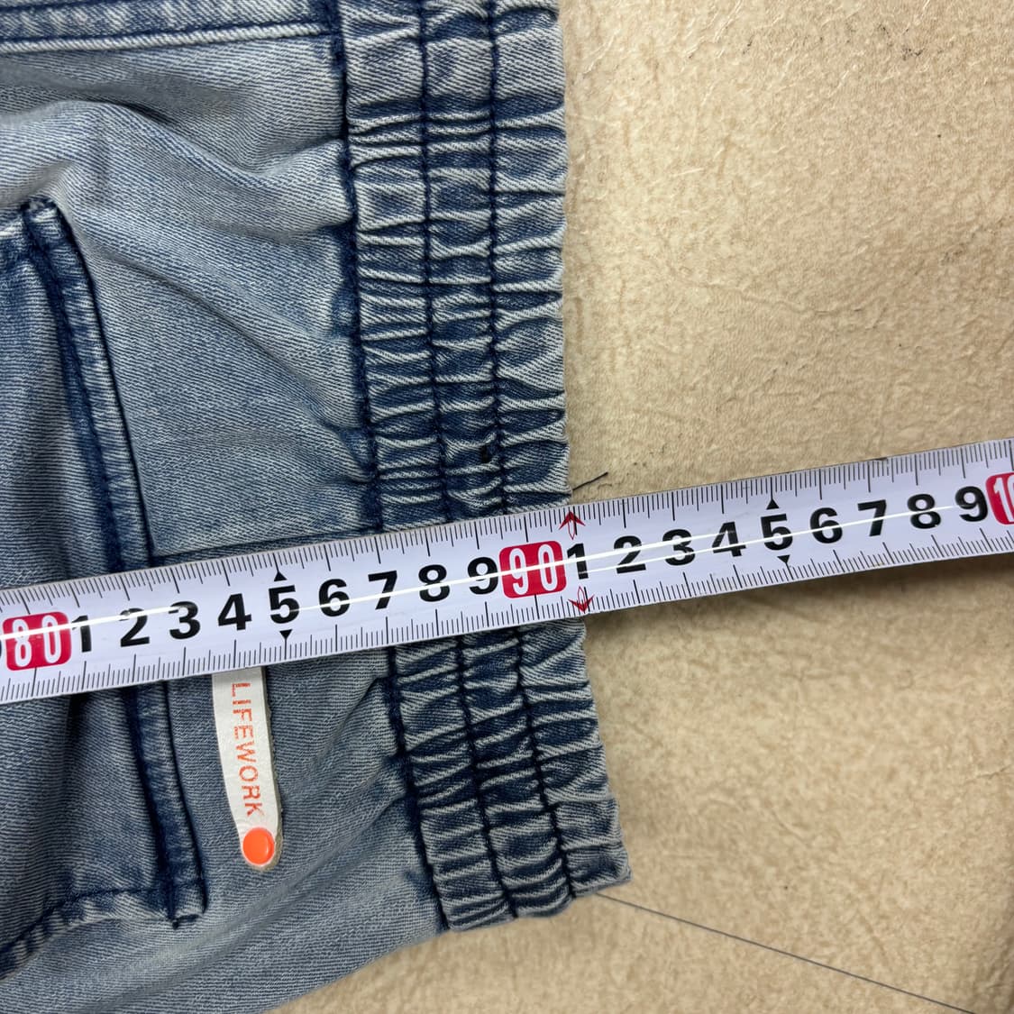 라이프워크 데님 밴딩 조거 팬츠 상품이미지5